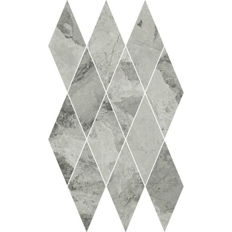 Italon Charme Extra Floor Project Silver Mosaico Diamond (Италон Шарм Экстра Флор Проджект Силвер Мозаика Даймонд)