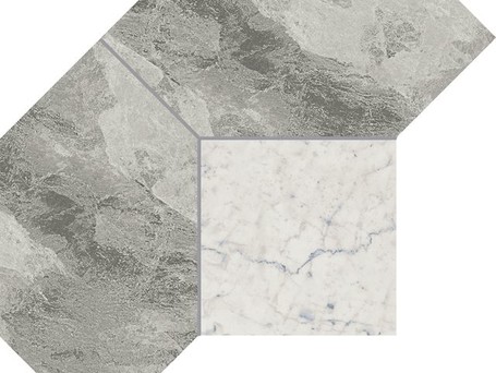 Italon Charme Extra Floor Project Silver Mosaico Polygon (Италон Шарм Экстра Флор Проджект Силвер Мозаика Полигон)